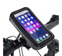 Water-Resistant Bike & Motorbike Phone Holder - Universal Mount for Extra Large Smartphones up to 165 x 80 mm - Touchscreen Friendly & Shockproof Case - Adventure-Ready for Commuters and Riders