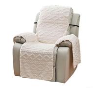 Water Resistant Chair Cover Machine Washable Quick Dry(beige) | Waterproof top layer, thick jacquard fabric, double-sided design, repels spills mud dirt, protection
