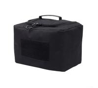 Water Resistant Cooler Tote with Thickened Aluminum Foil Lining and Closed Cell Foam Core for Extended Cooling Performance (Black)