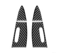 Water Resistant Door Pillar Trim for Porsche for cayenne SUV(Black) | Made of sturdy plastic, carbon fiber texture, lightweight design, resists cracking and breaking over time