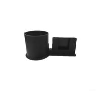 Water resistant dual purpose cup shaped standup paddleboard holder with fixed frame, designed to securely hold phones and beverages, spills while on the water (black)