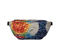 Water Resistant Fanny Pack Adjustable for Running Chasing the Light Print
