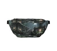 Water Resistant Fanny Pack Adjustable for Running Gorgeous Palace Print