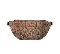 Water Resistant Fanny Pack Adjustable for Running Maze Print