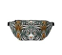 Water Resistant Fanny Pack Adjustable for Running Sacred Tiger Print