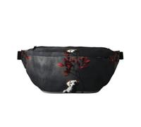 Water Resistant Fanny Pack Adjustable for Running Sad Little Dog Print