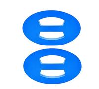 Water Resistant Foam Discs | Hand-Held Aquatic Ergonomic Foam Lightweight Discs | Water Aerobic Device for Muscle Training, Squats, Sports, Gym, Outdoor, Indoor