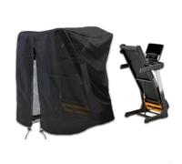 Water Resistant Foldable Treadmill Cover with 210D Oxford Cloth, Encloses Motor and Console Fully, Protects Against Dust and Wind, Suitable for Garages, Balconies, and Patios (95 * 75 * 160cm)