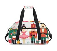 Water Resistant Gym Duffle Bag - with Compartment, Ideal for Sport & Carry-On Weekender Travel for Girls, Boys, Men & Women, 18.9" x 10.6" x 8.7", Literary Fairy - Tale Character