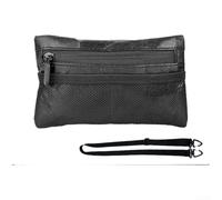 Water Resistant Handlebar Bag Built with Dense Nylon Fabric Features Internal Organization and Strap for Shoulder or Chest Carry Modes