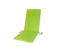 Water Resistant High Back Chair Pad with Removable Washable Cover Outdoor Garden Patio Seat Cushion High-Density Foam [Lime Green]