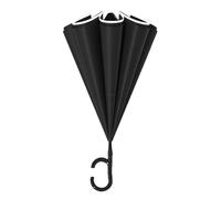 Water Resistant Inverted Umbrella, Upside Down Inverted Reverse Long Umbrella, Adults C Shaped Handle Umbrella, Multi Purpose Inverted Umbrella, Large Umbrella Windproof For School Walking