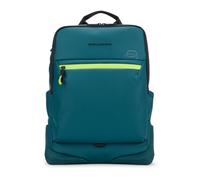 Water Resistant Laptop Backpack 15.6" - unisex - Piquadro - Backpacks - Blue - ONE SIZE - Bags ONE SIZE