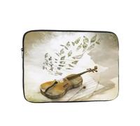 Water-Resistant Laptop Case Sleeve Butterfly And Cello - Slim & Portable Shockproof Protective Cover For 10 Inch, 12 Inch, 13 Inch, 15 Inch, 17 Inch Laptops