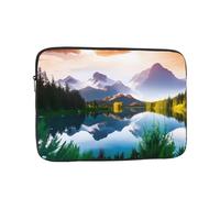 Water-Resistant Laptop Case Sleeve Mountain View Sunny Day Nature - Slim & Portable Shockproof Protective Cover For 10 Inch, 12 Inch, 13 Inch, 15 Inch, 17 Inch Laptops