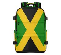 Water Resistant Lightweight College Backpack Jamaican National Flag | Womens Computer Bag,Laptop Bag 16.5 Inch,for Travel Business Casual or College,mochila para hombre 20L