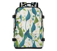 Water-resistant Lightweight Hiking Backpack Retro Calla Lily Flowers