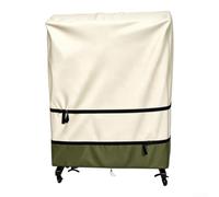 Water Resistant Mobile for tv Cover for Rolling Stands Water | Fits 55x15x57in carts, weather resistant fabric, for shields against rain and dust, for ideal for outdoor patios