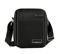 Water-Resistant Oxford Messenger Bag for Men Shoulder Crossbody Satchel with Handle - Compact Travel and Business Casual Daypack with Bottle Holder, Multiple Zipper Pockets, Adjustable Strap