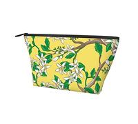 Water Resistant Oxford Toiletry Bag Japanese Cherry Blossom, Large Capacity Makeup Bag with Zipper for Girls Women Luxury Cosmetic Pouch