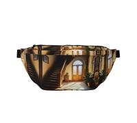 Water Resistant Pack Adjustable A Peaceful Wooden Mansion Print