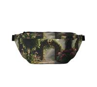 Water Resistant Pack Adjustable The Path Flowers Leading to Heaven Print