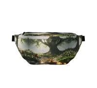 Water Resistant Pack Adjustable The Pond with Golden Light Print