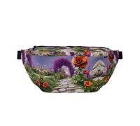 Water Resistant Pack Adjustable The Road to Blooming Paradise Print