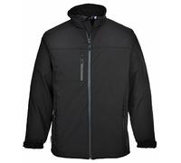 Water Resistant Portwest 3 Layer Softshell Men's Work Jacket - TK50