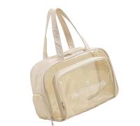 Water Resistant PVC Duffle Bag for Gym Swimming Travel Separate Shoe Compartment Large Capacity Beach Cosmetic Organizers Shoe Pocket
