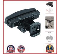 Water Resistant Rear Light Mount Bracket for Cycling - Black Plastic