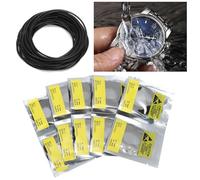 Water-Resistant Rubber O-Ring Watch Gasket Seal 500pcs Set for Replacement Repair - Flexible Rubber Material for Watchmakers and Repair Technicians (0.7 per pack of five hundred)