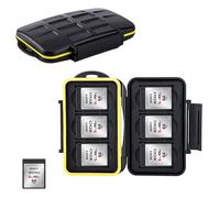 Water-resistant Storage Memory Card Case Holder fits 6 XQD Card for Nikon Z7 Z6