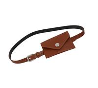 Water Resistant Waist Pack Waistband Adjustable Waist Strap Creative 2 in 1 Commute Travel Bag Cincher Pu Leather Sash