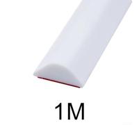 Water Retaining Silicone Strip for Wet Rooms 100CM for Shower Installation (White)