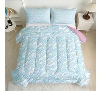 Water Ripple Abstract Coverless Duvet 155x220 7.5 Tog 3D Printed Comforter