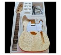 Water Ripple Electric Guitar Making Material Accessories Solid Wood Leather Basswood Body DIY Combination Kit Guitar Body (Color : 15)