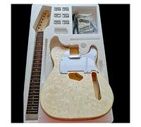 Water Ripple Electric Guitar Making Material Accessories Solid Wood Leather Basswood Body DIY Combination Kit Guitar Body (Color : 8)