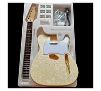 Water Ripple Electric Guitar Making Material Accessories Solid Wood Leather Basswood Body DIY Combination Kit Guitar Body (Color : 5)