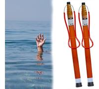 Water Safety Pole 4.5 5.5 6.5 10 M,Pool Rescue Hook For Swimming Pool/Beaches, Fiberglass For Emergency Life Saving Drowning(2pcs,L 10M/33FT)