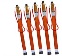 Water Safety Pole 4.5 5.5 6.5 10 M,Pool Rescue Hook For Swimming Pool/Beaches, Fiberglass For Emergency Life Saving Drowning(5pcs,L 10M/33FT)