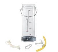 water sample dipper with counterweight, Water Sampler System with Counterweight Plexiglass Beaker Complete Accessories Set Multiple Sizes 0.5L to 5L Pack of 1(2.5L)