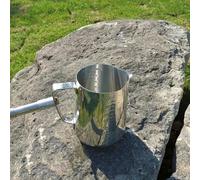 Water sample sampler Telescopic Stainless Steel Water Sampler Dipper 1000ml Pendulum Beaker Ladle with Adjustable Pole(Stainless Steel,1.11-3.0m)