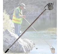 Water sample sampler Telescopic Stainless Steel Water Sampling Dipper500ml/1000ml Portable Beaker Sampler(500ml,0.98-2.5m/3.2-8.2ft)