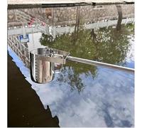 Water sample sampler Telescopic Water Sampler Dipper Stainless Steel for Lake River(500ml,3.8-13.1ft/1.2-4m)