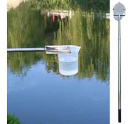 Water Sampler Cups with Telescopic Stainless Steel Pole, Pendulum Ladle for Cellars Rivers Lakes Sampling, 500ml 1000ml Expandable Dipper