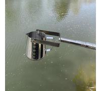 Water Sampler Dipper 5/10/20/23Ft Stainless Steel Beaker for Pool Water Quality Testing 1000ml Pendulum Ladle for Microbiologist & Inspector Use