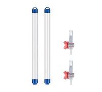 Water Sampler Dipper with Valve, Portable Groundwater/Well Sampling Tube, 0.5L & 1L Liquid Collection Cup, 5 Pcs, 1000mL Total for Efficient Liquid Sampling
