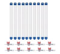 Water Sampler Dipper with Valve, Portable Groundwater/Well Sampling Tube, 0.5L & 1L Liquid Collection Cup, 5 Pcs, 1000mL Total for Efficient Liquid Sampling
