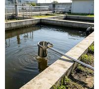 Water Sampler Kit With Dipper & Cup 500ml/1000ml for River Lake Pool Water Ing & Sampling(S500ML,111-300cm/3.6-9.8ft)